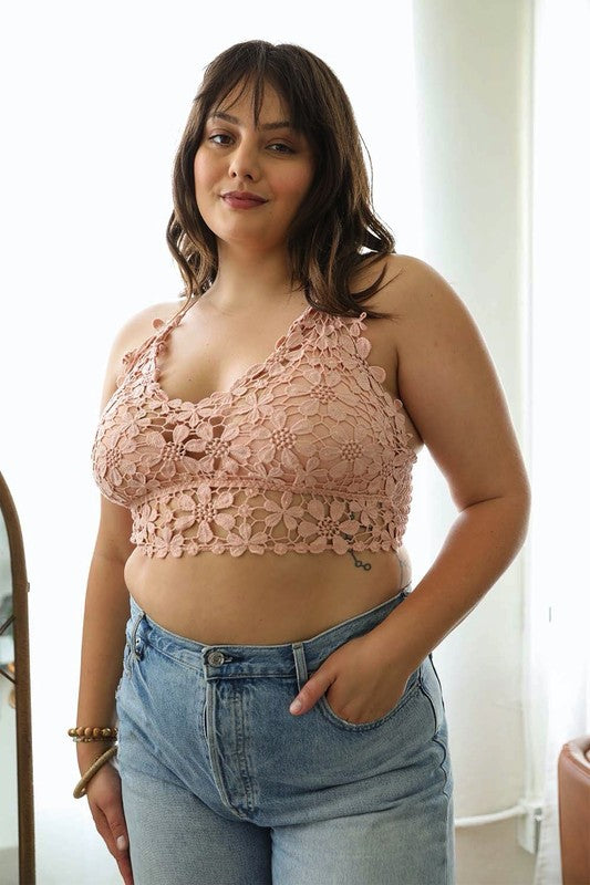 Daisy Dreams Crochet Bralette – Curvy Edition