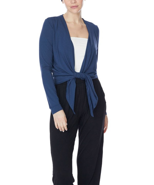 Zen Tie Front Cardigan