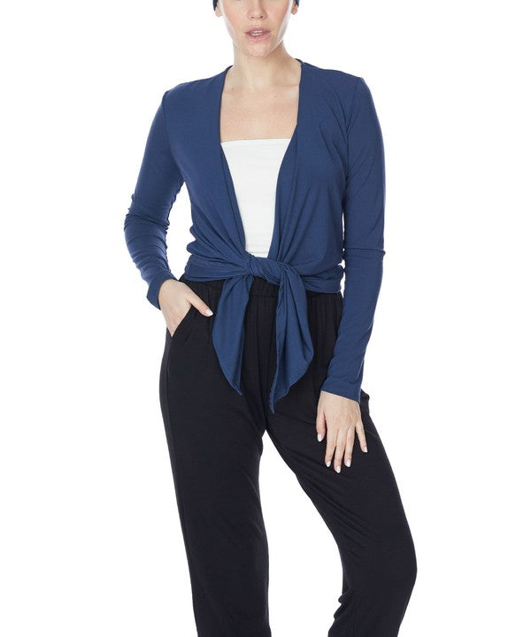 Zen Tie Front Cardigan