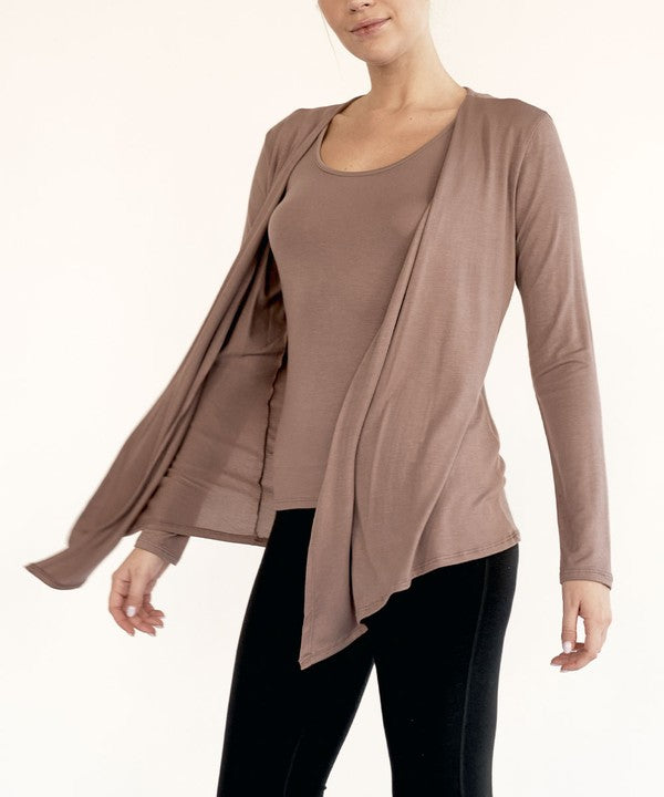 Zen Tie Front Cardigan