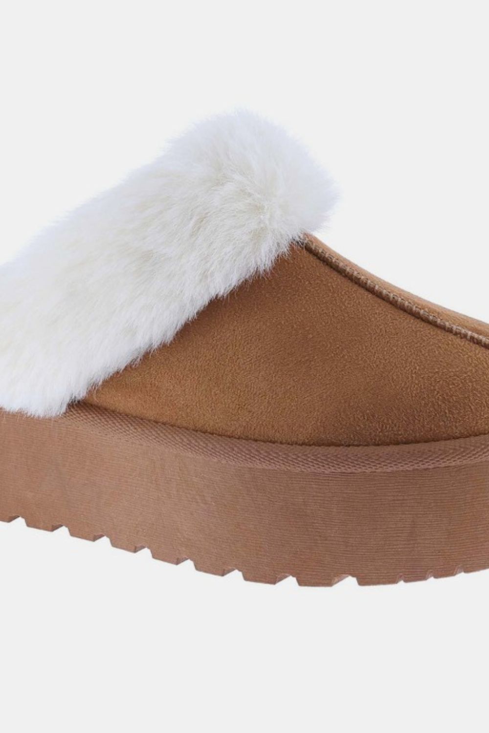 Versatile Fur Trim Snow Slippers