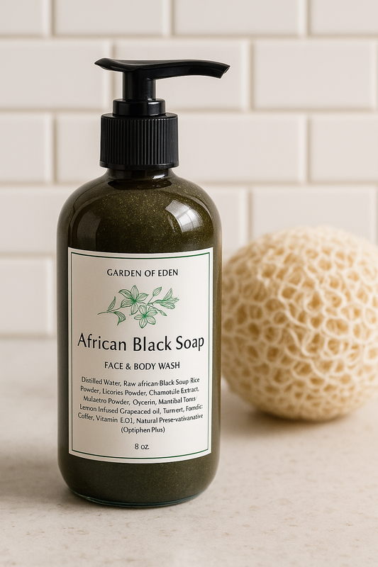 Garden of Eden African Black Soap Body Wash