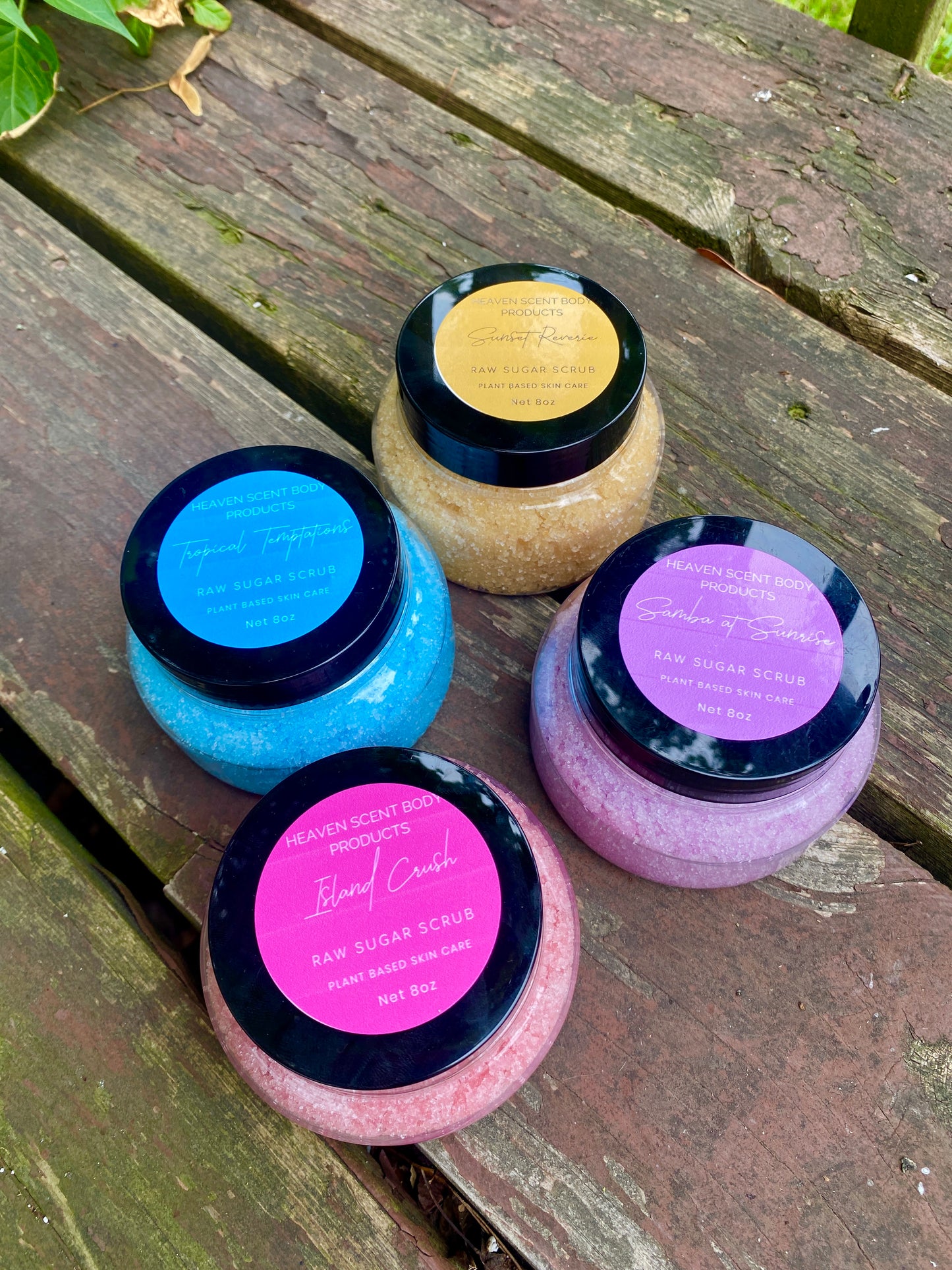 Plant Based Sugar Scrubs