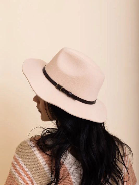 Pinched Front Western Hat (Nude)