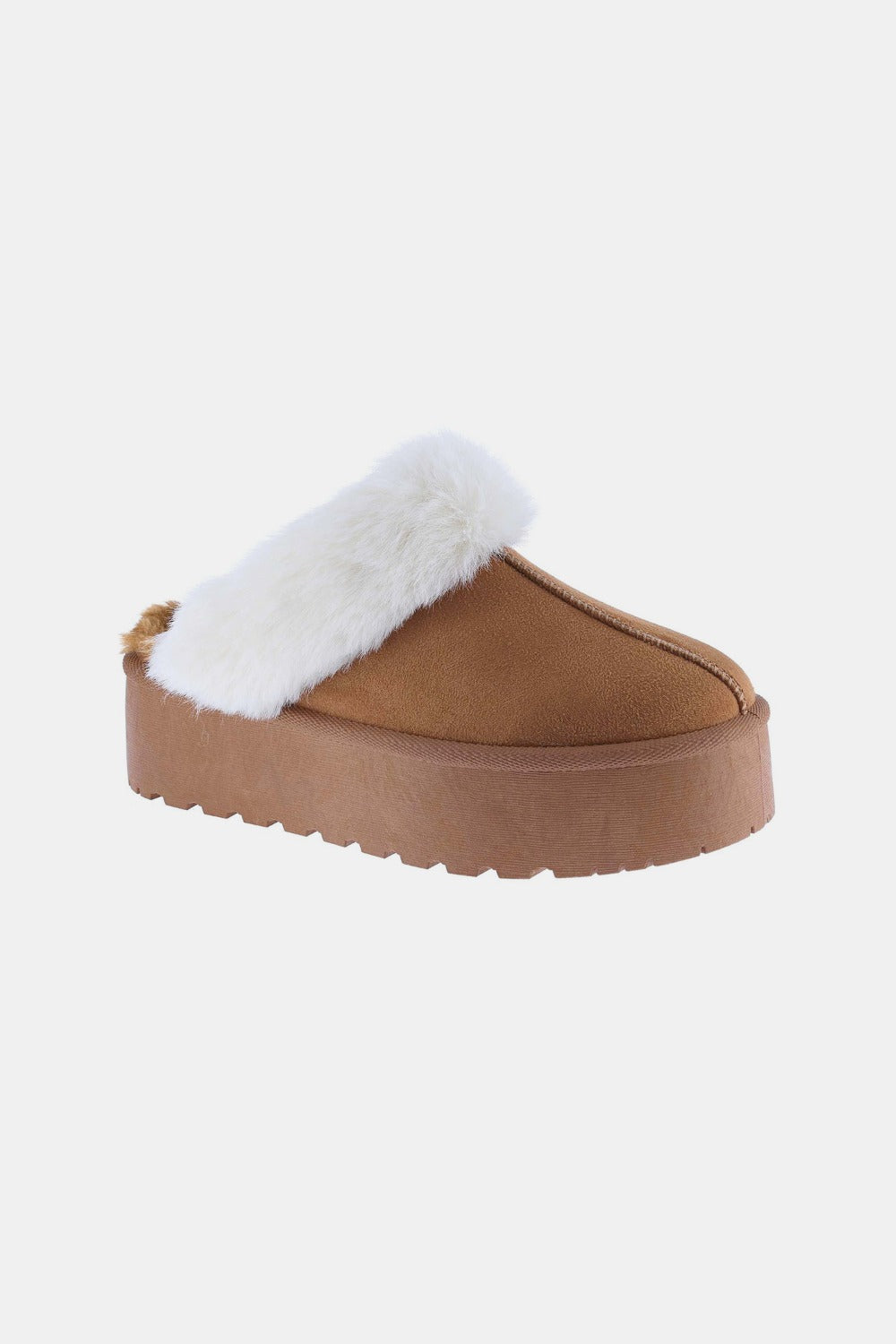 Versatile Fur Trim Snow Slippers